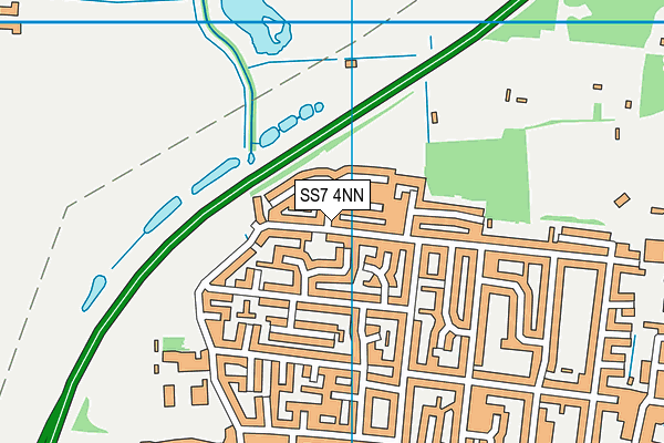 SS7 4NN map - OS VectorMap District (Ordnance Survey)