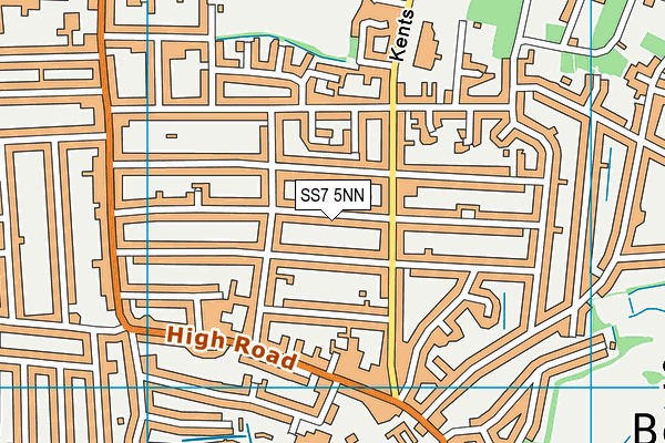 SS7 5NN map - OS VectorMap District (Ordnance Survey)