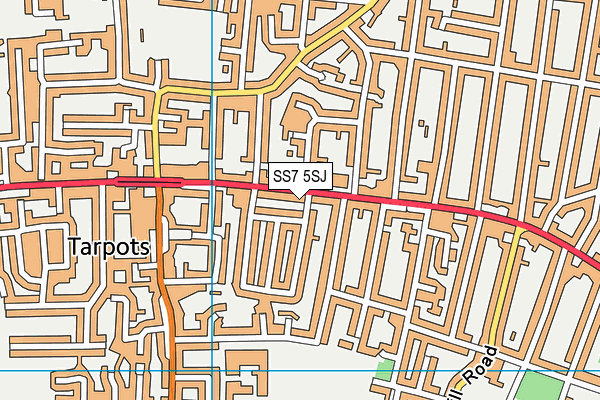 SS7 5SJ map - OS VectorMap District (Ordnance Survey)