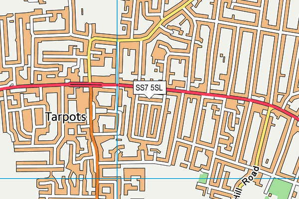 SS7 5SL map - OS VectorMap District (Ordnance Survey)