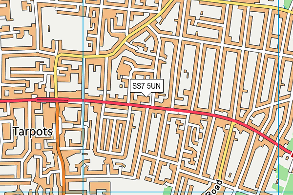 SS7 5UN map - OS VectorMap District (Ordnance Survey)