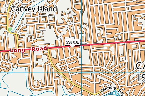 William Read Primary Academy map (SS8 0JE) - OS VectorMap District (Ordnance Survey)
