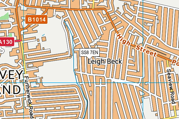 SS8 7EN map - OS VectorMap District (Ordnance Survey)