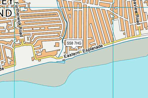 SS8 7HG map - OS VectorMap District (Ordnance Survey)