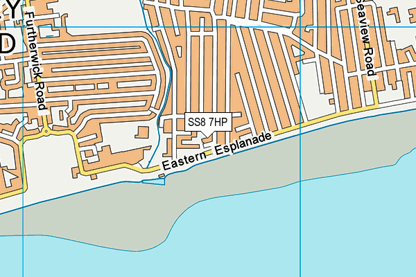 SS8 7HP map - OS VectorMap District (Ordnance Survey)