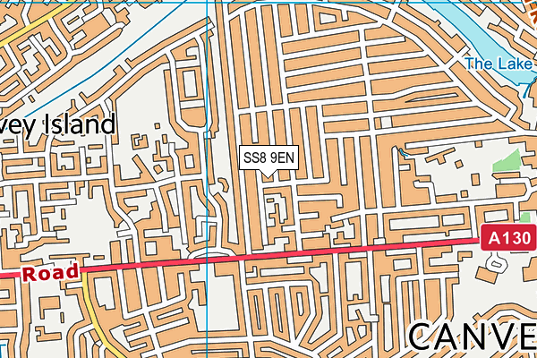 SS8 9EN map - OS VectorMap District (Ordnance Survey)