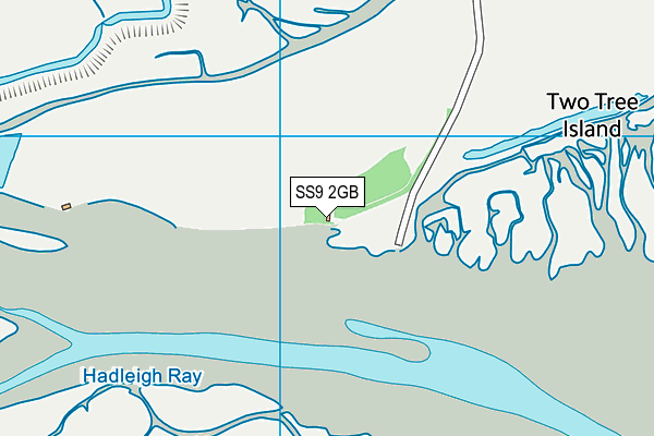 SS9 2GB map - OS VectorMap District (Ordnance Survey)