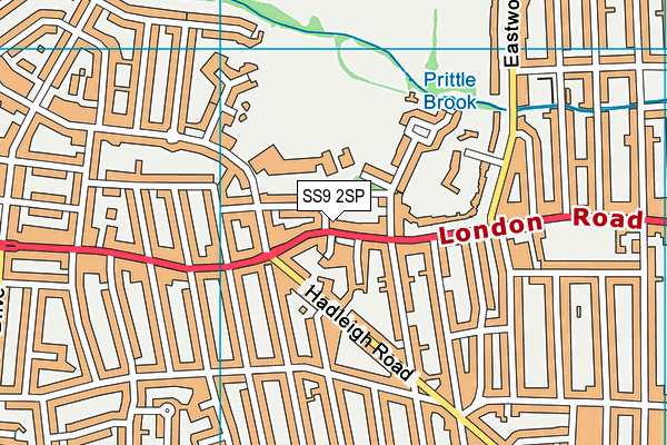 SS9 2SP map - OS VectorMap District (Ordnance Survey)