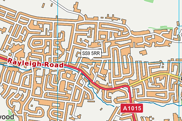 SS9 5RR map - OS VectorMap District (Ordnance Survey)