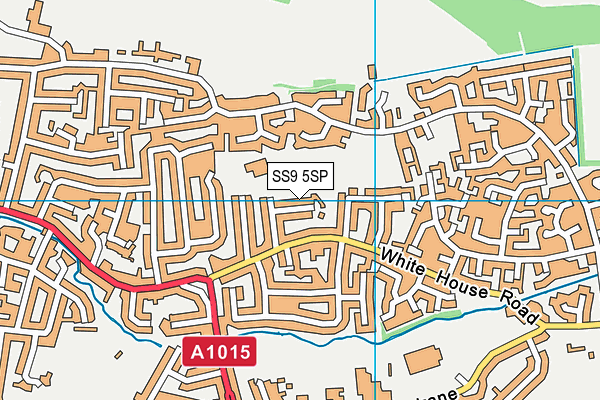 SS9 5SP map - OS VectorMap District (Ordnance Survey)