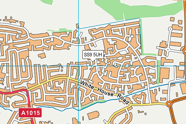 SS9 5UH map - OS VectorMap District (Ordnance Survey)