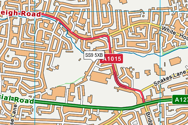 Eastwood Park map (SS9 5XB) - OS VectorMap District (Ordnance Survey)