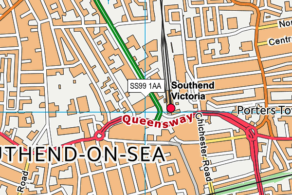 Alexander House (Closed) map (SS99 1AA) - OS VectorMap District (Ordnance Survey)