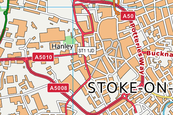 Map of PORTOFINO (HANLEY) LTD at district scale