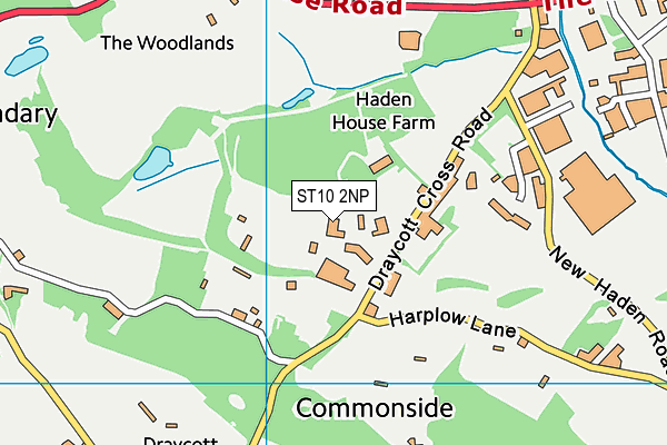 Map of MOORLAND CONTRACT CLEANING LTD at district scale