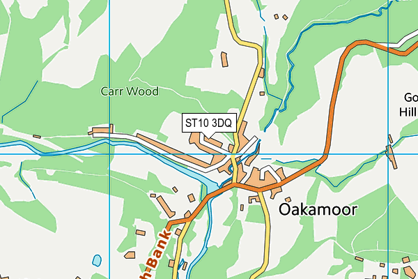 The Valley Primary School map (ST10 3DQ) - OS VectorMap District (Ordnance Survey)