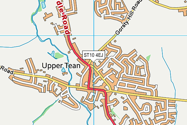 ST10 4EJ map - OS VectorMap District (Ordnance Survey)