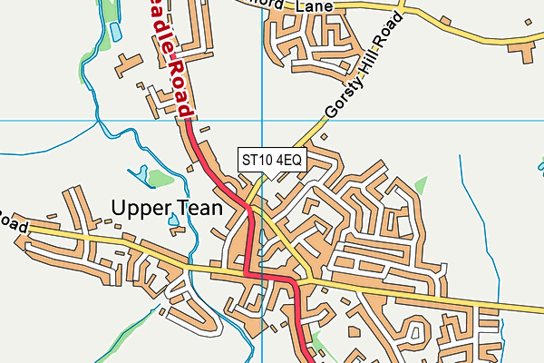 ST10 4EQ map - OS VectorMap District (Ordnance Survey)