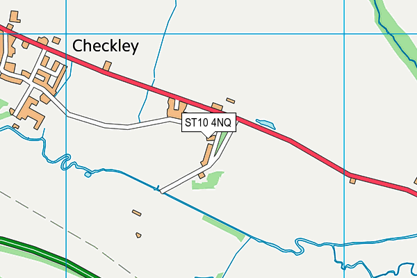 ST10 4NQ map - OS VectorMap District (Ordnance Survey)