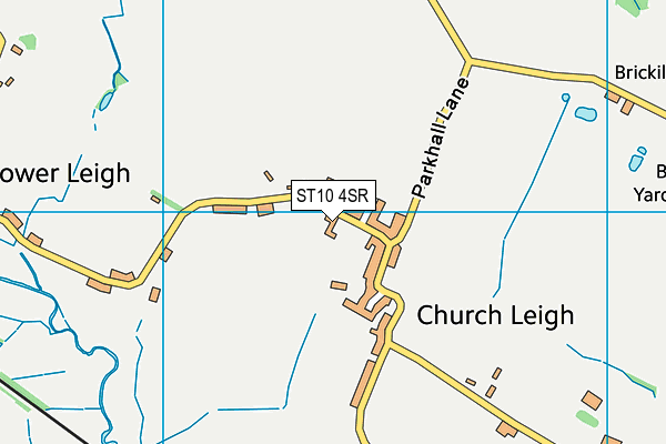 All Saints' CofE First School map (ST10 4SR) - OS VectorMap District (Ordnance Survey)