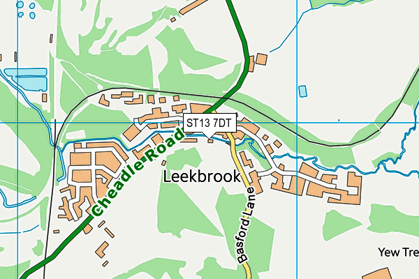 Map of LEEK TRANSMISSIONS CENTRE LIMITED at district scale