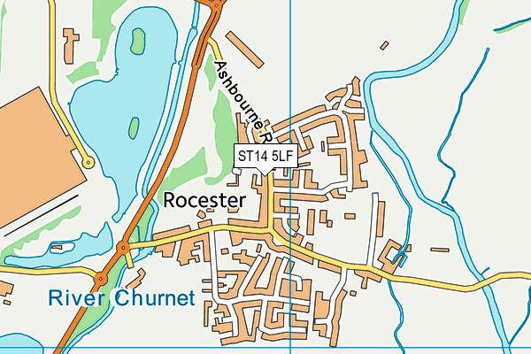 Map of PREMIER ROCESTER VILLAGE STORE LTD at district scale
