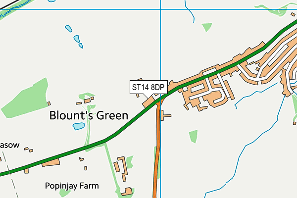 Map of M&E BURNETT LIMITED at district scale