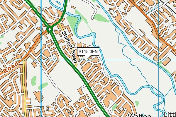 ST15 0EN map - OS VectorMap District (Ordnance Survey)