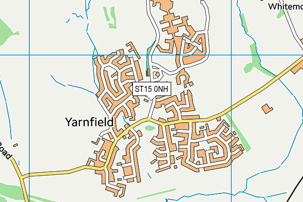 ST15 0NH map - OS VectorMap District (Ordnance Survey)