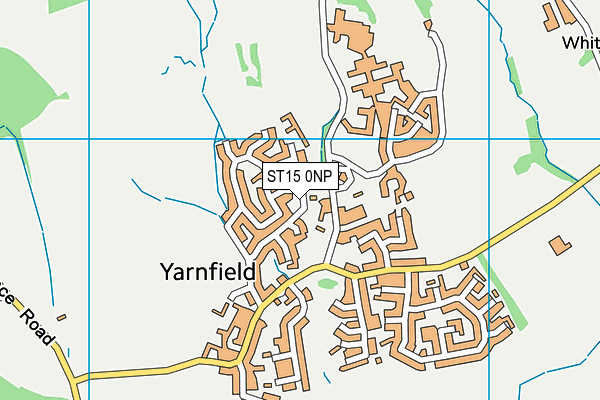 ST15 0NP map - OS VectorMap District (Ordnance Survey)