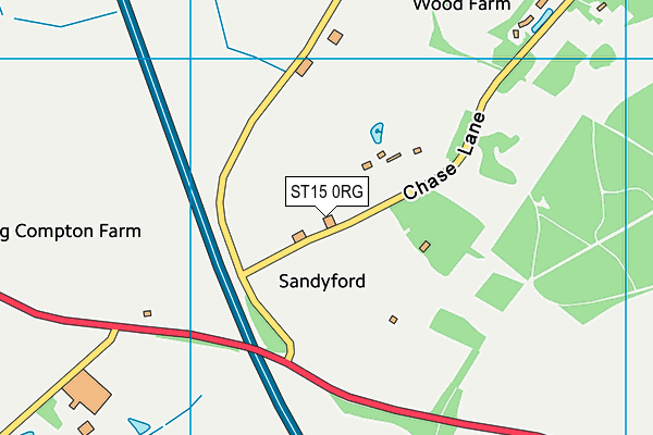 Map of BROCTON IMAGING LIMITED at district scale