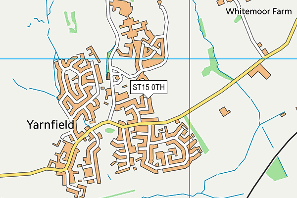 ST15 0TH map - OS VectorMap District (Ordnance Survey)