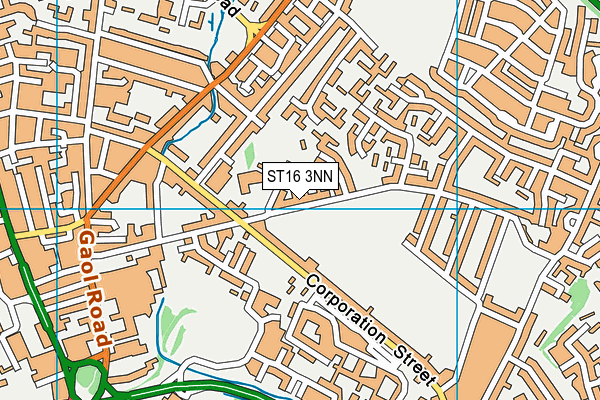 ST16 3NN map - OS VectorMap District (Ordnance Survey)