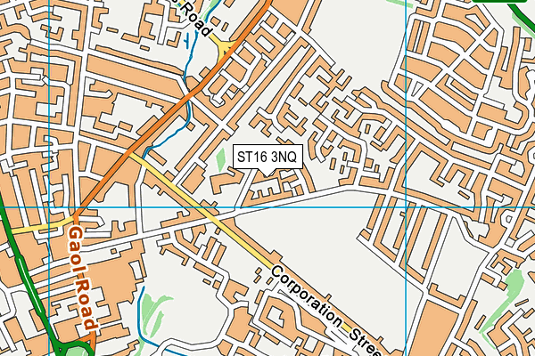 ST16 3NQ map - OS VectorMap District (Ordnance Survey)