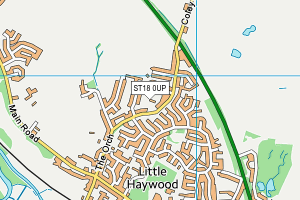 Map of TJ DAYKIN LIMITED at district scale