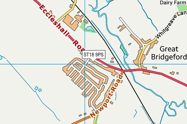 Map of BRIDGEFORD ELECTRICAL SERVICES LTD at district scale