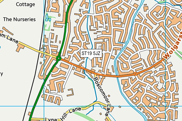 Map of MARSHALLS SIGNS LTD at district scale