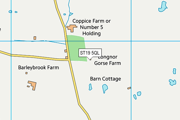 ST19 5QL map - OS VectorMap District (Ordnance Survey)