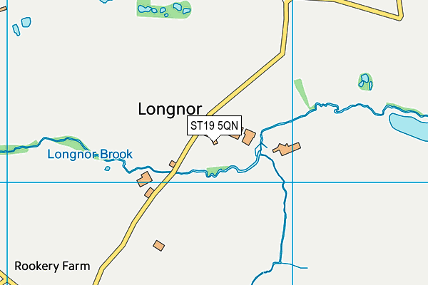 ST19 5QN map - OS VectorMap District (Ordnance Survey)