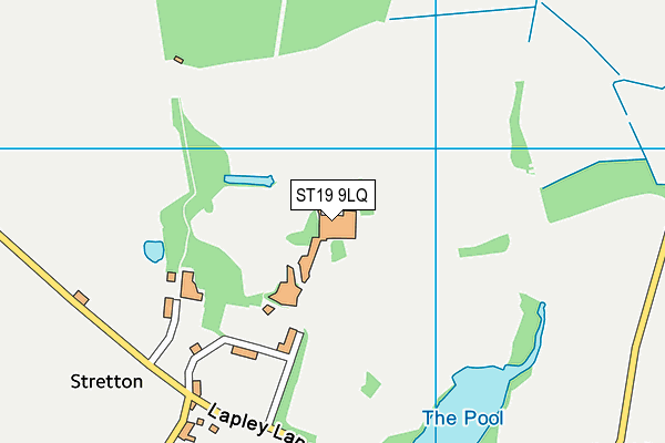 ST19 9LQ map - OS VectorMap District (Ordnance Survey)