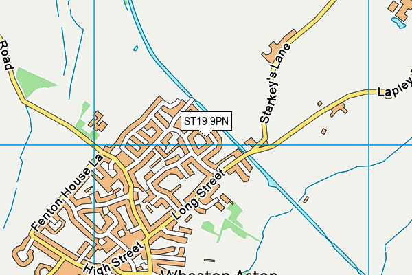 ST19 9PN map - OS VectorMap District (Ordnance Survey)