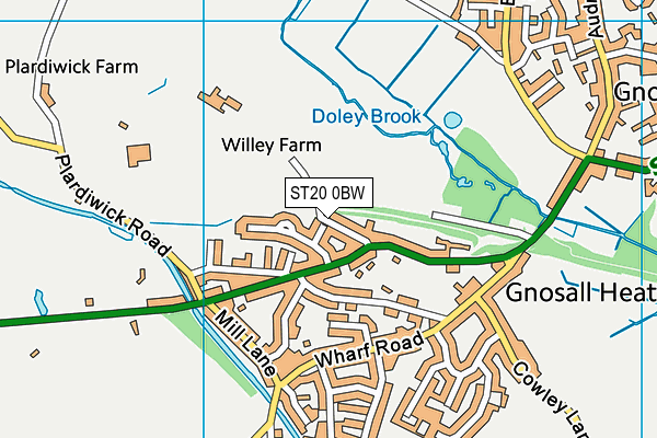 Map of MASON BUILDERS (STAFFORD) LTD at district scale