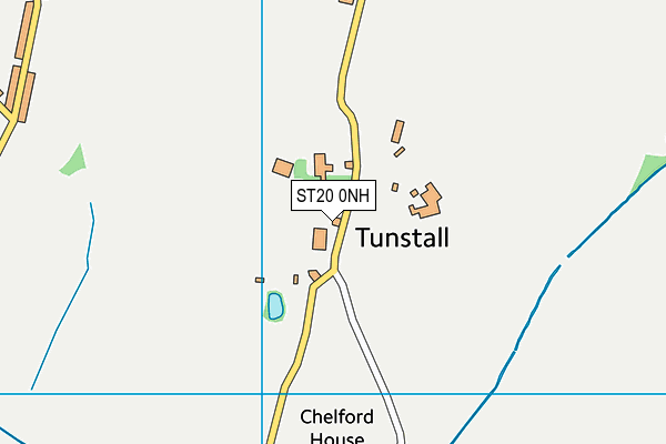 ST20 0NH map - OS VectorMap District (Ordnance Survey)