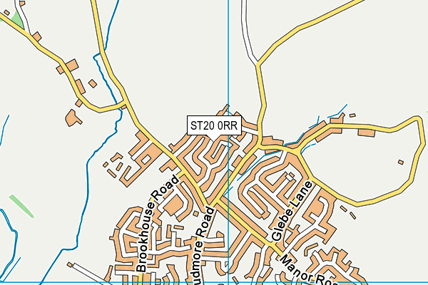 ST20 0RR map - OS VectorMap District (Ordnance Survey)