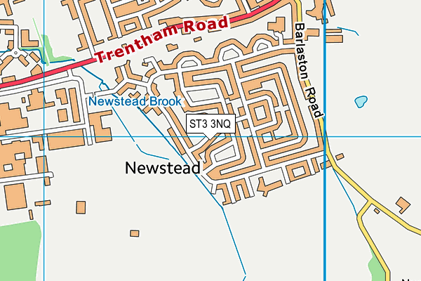 ST3 3NQ map - OS VectorMap District (Ordnance Survey)