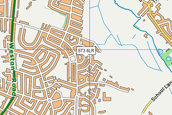 ST3 6LR map - OS VectorMap District (Ordnance Survey)