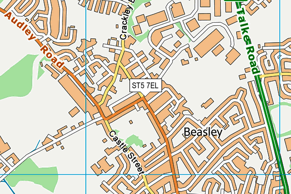 Map of CHESTERTON SHOPS LTD at district scale