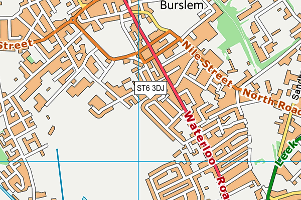 Map of BURSLEM UNITES CIC at district scale