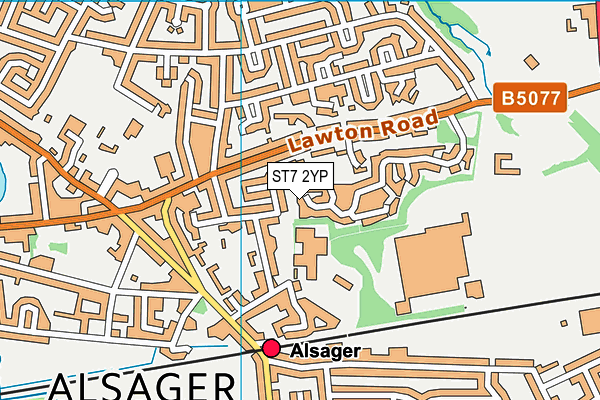 Map of P. SUTTON LTD at district scale