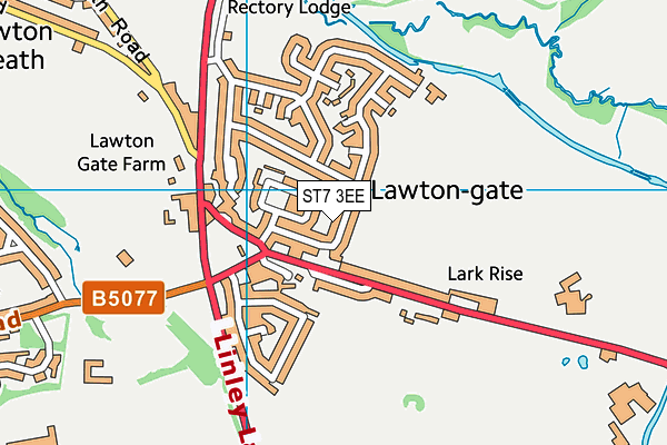 Map of NICK BARRY LTD at district scale